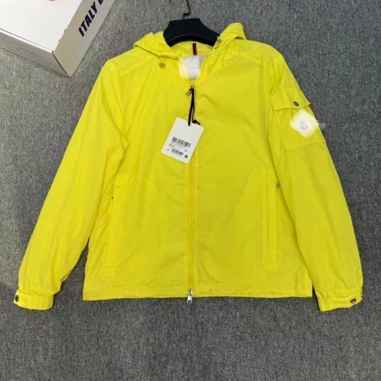 M Home 2025 New Trendy Spring Autumn Style Mature Light and Thin Hooded Coat Short Men's Jacket