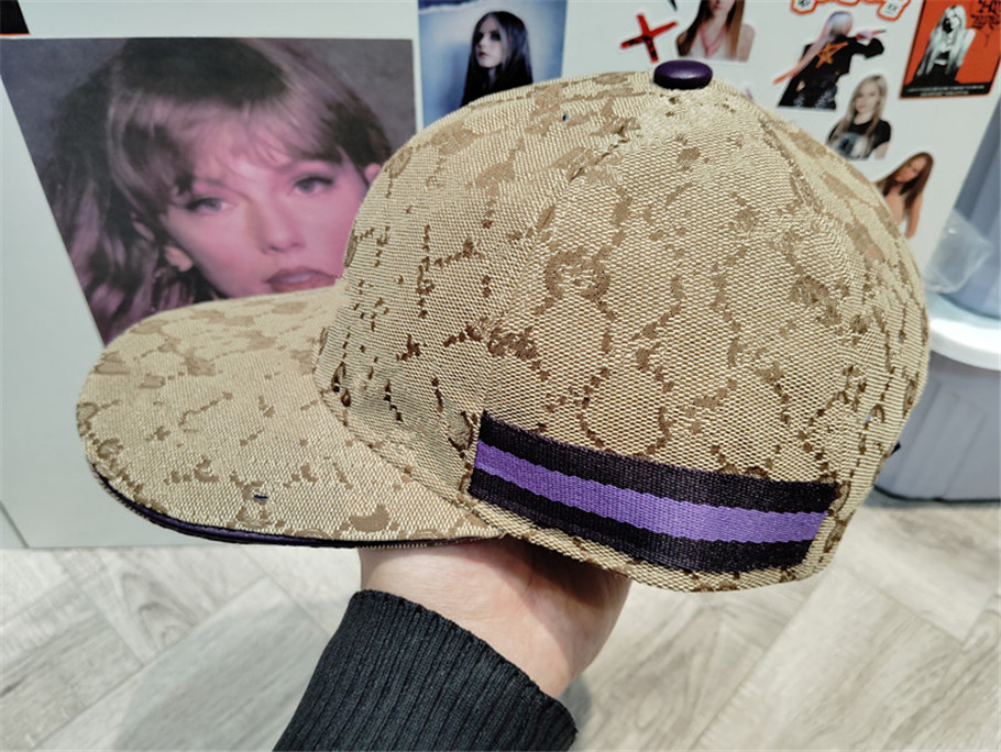 designer Baseball hat woman fashion luxury snapback Sun cap Classic Dot embroidery summer Brown canvas high quality truck hat B15
