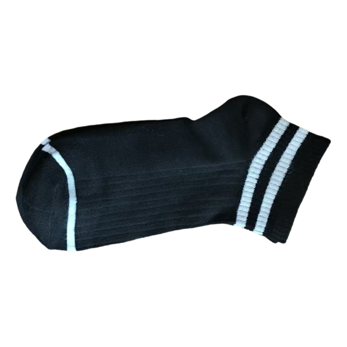 Colorful two-bar cotton socks are made of soft and comfortable cotton material suitable for women's summer wear A pack of 5 pairs wholesalers