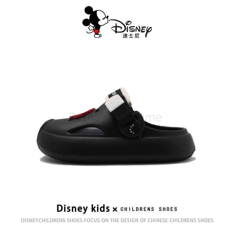 Disney Childrens Shoes Strawberry Bear Slippers 2024 Summer New Style Girls Cave Shoes Lightweight Soft Bottom Boys Beach Shoes X250317
