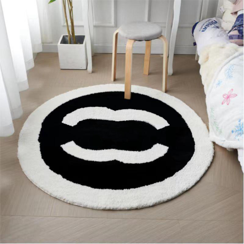 Designer Rug Non-slip Hine Washable Edge Advanced Carpet Floor Mat Living Bedroom Coffee Table Sofa Bedside Room Dirt Resistant Blanket
