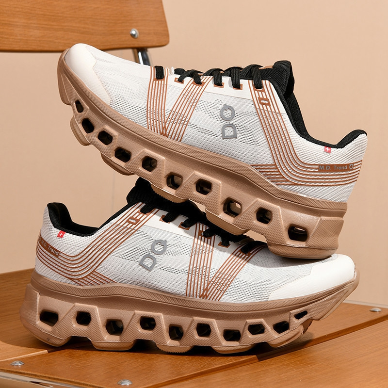 Designer running shoes free shipping 2025 new cushioned thick sole shock-absorbing running shoes luxury fitness shoes for mens womens