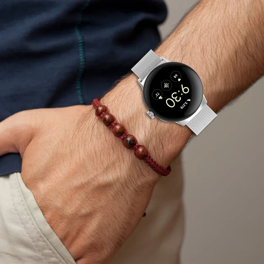 Magnetic Stainless Steel Strap For Google Pixel Watch 3 41 45mm Wristband Bracelet Replaced Correa For Google Pixel Watch 2 Band 250324