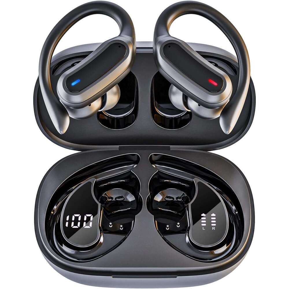 TRAUSI Earbuds, Bluetooth 5.4 Headphones, True Wireless Stereo Earphones with IPX7 Waterproof, Noise Cancelg Mic, Fast Charging and Comfort Fit Ear Bu