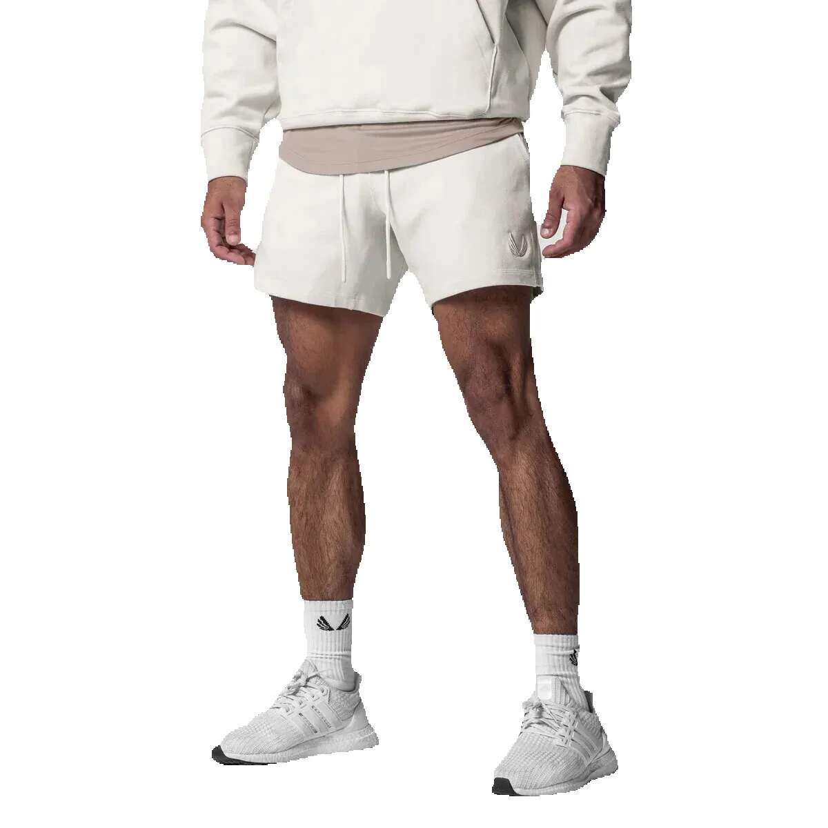 Summer new embroidered Fiess gym running cotton men's sportswear training brand sports shorts