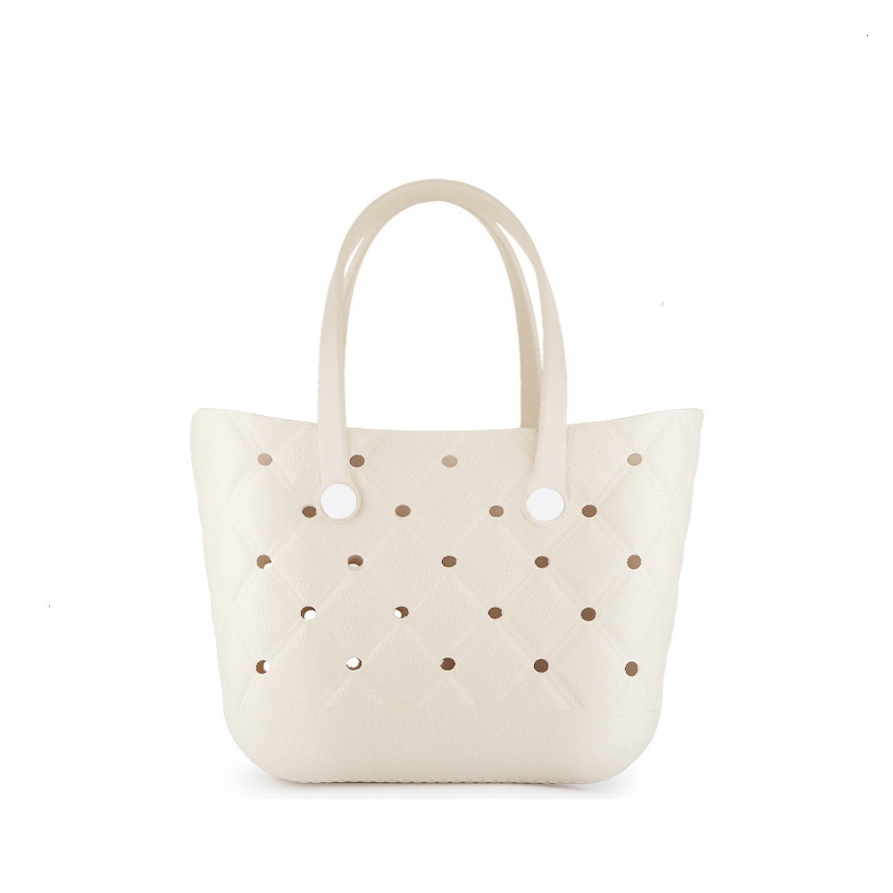 2025S New Model EVA Large Capacity Summer New Handbag Dopamine French Diagonal Cross Waterproof Fashionable Generous Beach Bag