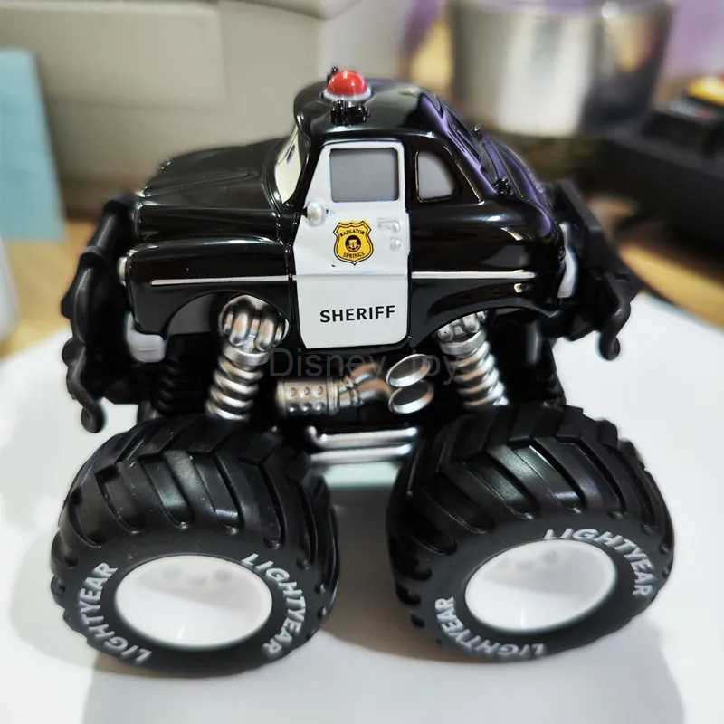 Disney Pixar Big Wheel Off Road Metal Car Lightning McQueen Sheriff Black Storm Jackson Cruz Toy Childrens Christmas Gift Y240331