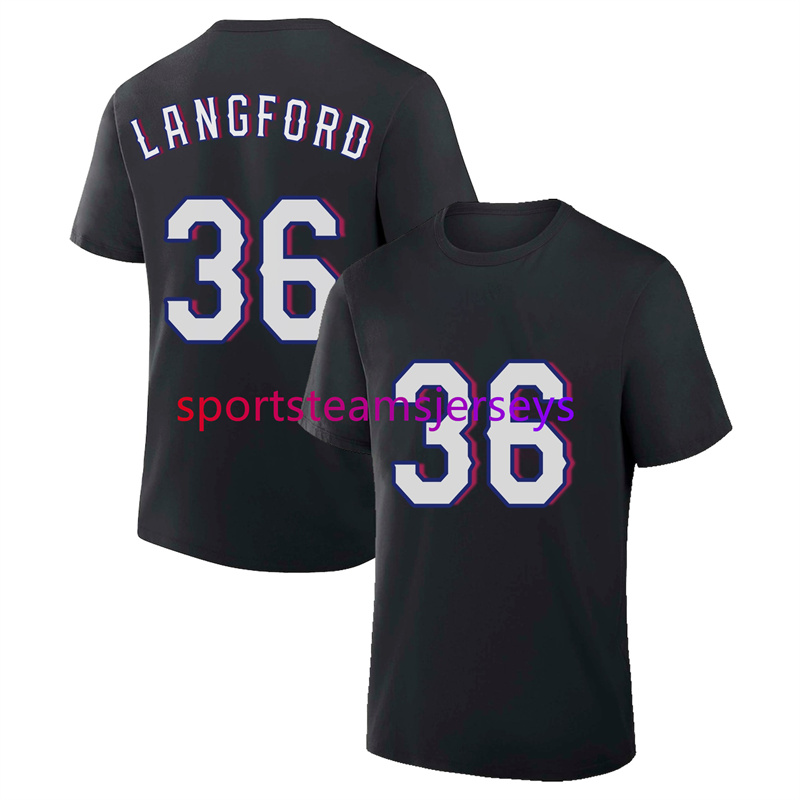 Cooper Kupp No.10 LA Los Angeles Football T-Shirt Cotton Jersey
