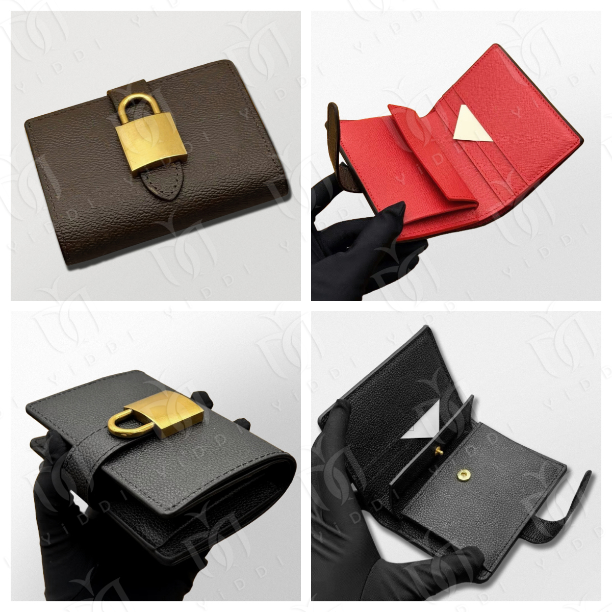 Luxury Folding Small Wallet Man Womens Designer Card Holder coin purse Low Compact wallets Fashion Simple Women's Wallet Compact bifold wallet Card wallets With box