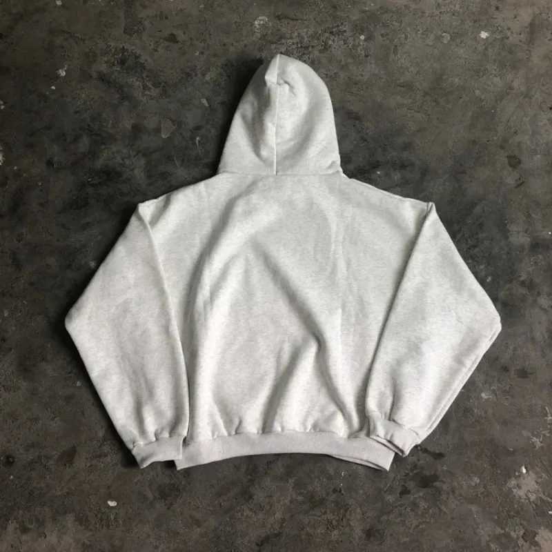 Vintage Ye Vultures album Merch black dog graphic pocket hoodie mens Y2K autumn casual oversized sportswear womens top W250331
