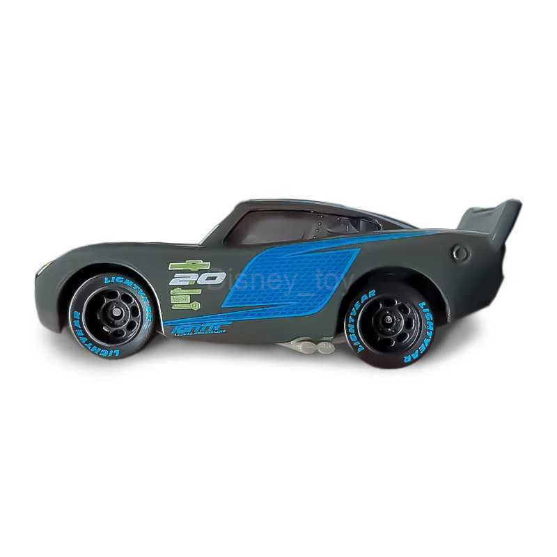 Disney Pixar animated character Lightning McQueen Black Storm Jackson metal model racing toy childrens gift Y240331
