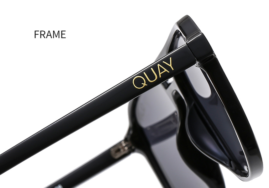 Pilot Women Sunglasses Quay Brand sports Design Metal Frame Mirror HIGH KEY Sun Glasses For Vintage Ladies Goggles Female