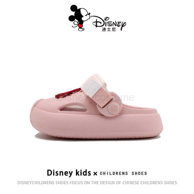Disney Childrens Shoes Strawberry Bear Slippers 2024 Summer New Style Girls Cave Shoes Lightweight Soft Bottom Boys Beach Shoes X250317