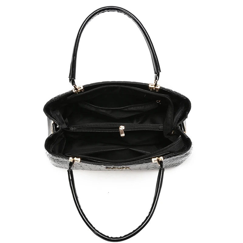 Fashionable Womens Pattern Shoulder Bag - Stylish Durable PU Leather Handbag with Removable Cross-body Strap for Eve 250327 - view 7