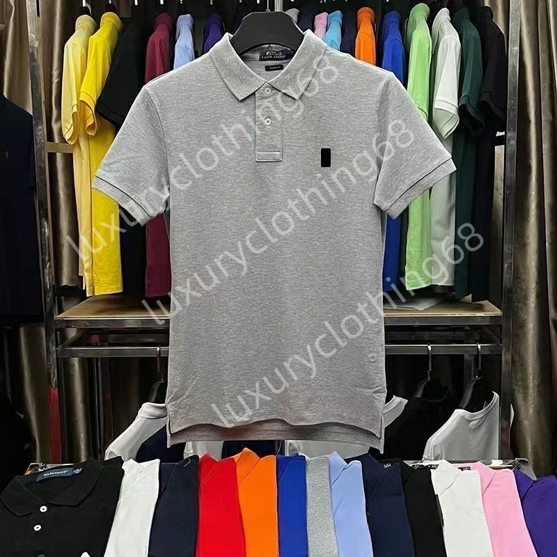 Mens t shirt brand mens Tees Designer tops Paul tshirts Big horse America Embroidery womens letterT-shirts printing summer casual short sleeve