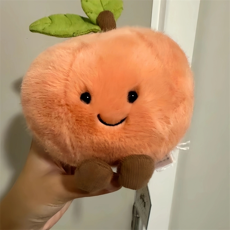 Fruits Peach With Kawaii Doll Smiling Face Fruit Figured Cosplay Cushion Sofa Decor Kids Birthday Gifts 250328 - view 7