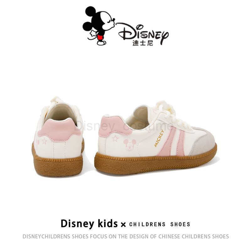 Disney Childrens Casual Board Shoes 2025 Spring New Boys Training Shoes Lightweight Soft soled Anti slip Girls Shoes X250317