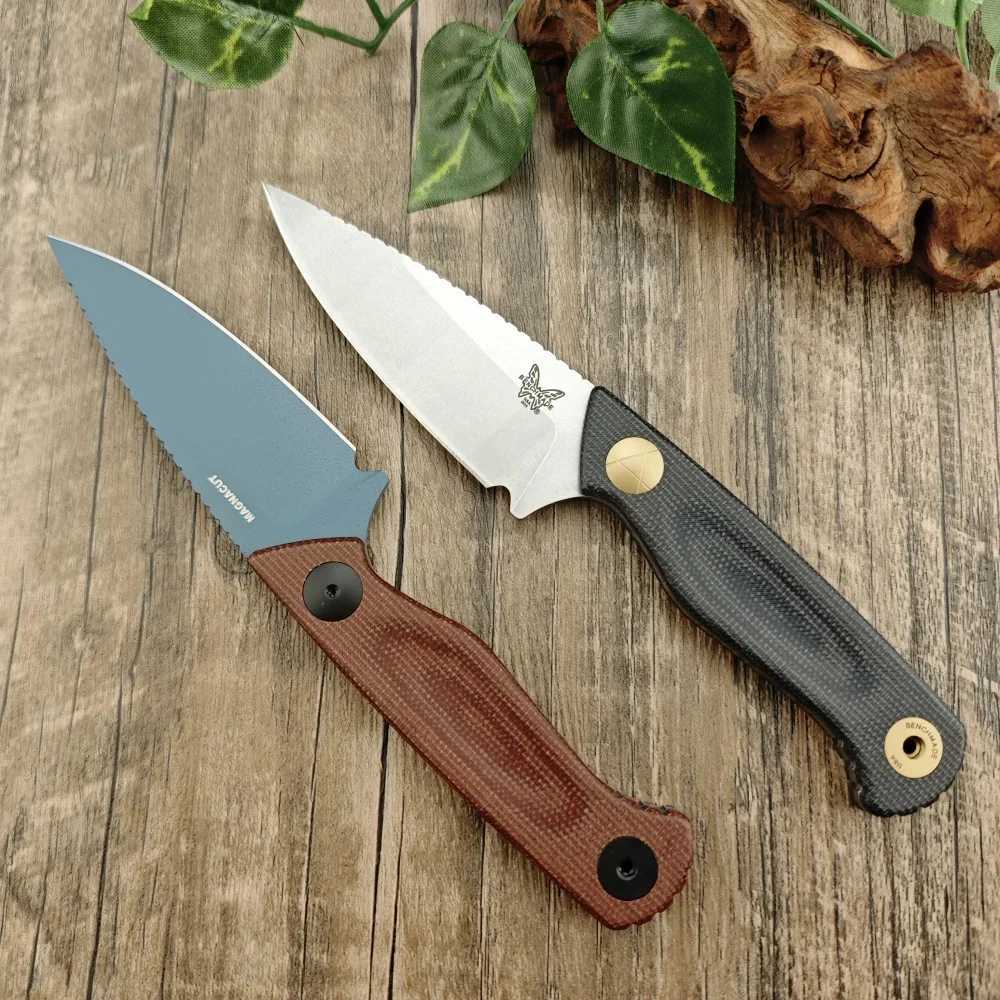 BM-203BT tactical straight blade outdoor multifunctional EDC blade fruit blade kitchen blade barbecue blade D2 blade Y250329