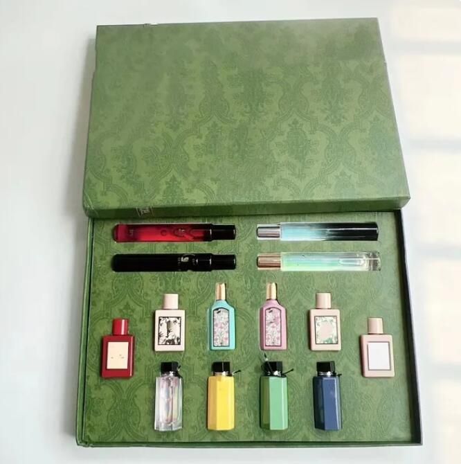 Women Flora Perfume set Lady Fragrance EDT Parfum 14pcs Bloom Guilty Long Lasting Smell Flower Spray Cologne gift set High Quality