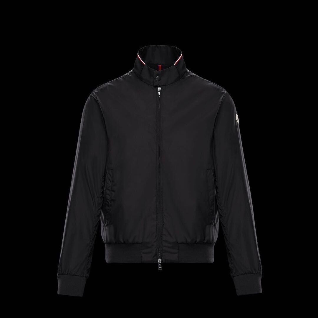 M's new thin slim fit men's outdoor casual fashion stand up collar business zipper solid color jacket