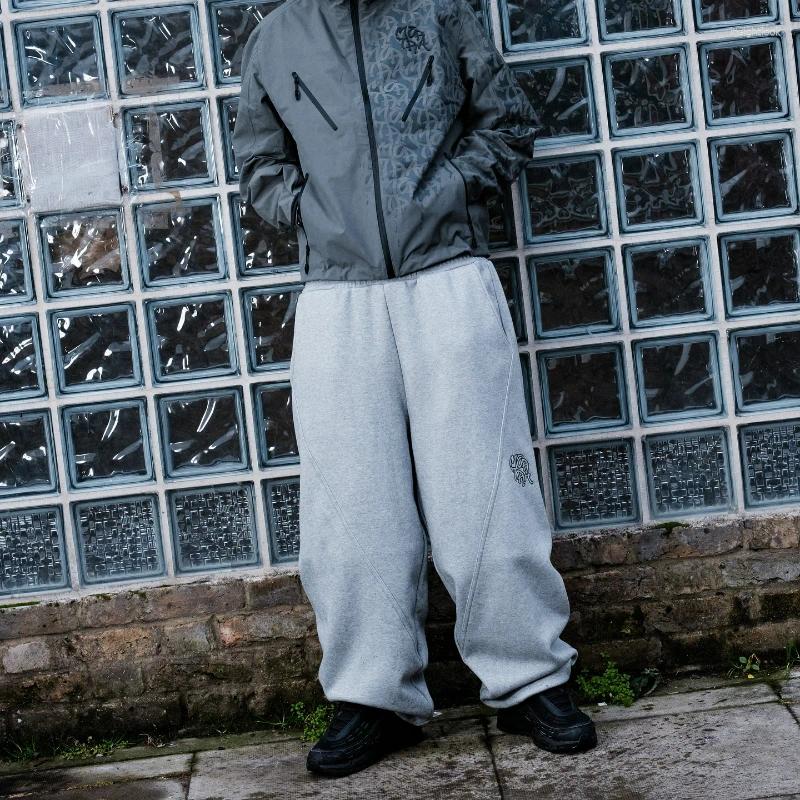 Men's Pants Y2K Trendy Joggers Street Retro Streamlined Seams Embroidery Logo Unisex Sweatpants Hip Hop Harajuku Oversized Fit Casual