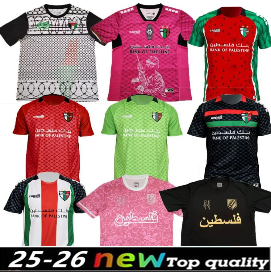 NEW 2025 2026 CD Palestino Soccer Jerseys Chile CARRASCO CORNEJO SALAS DAVILA FARIAS home away 3rd 23 24 25 Palestine football shirt