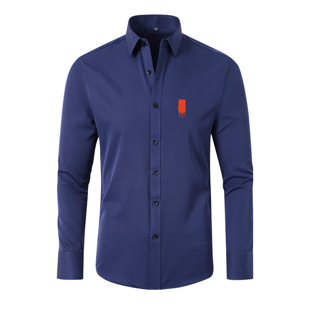 Men shirts Cotton Embroidered designer shirts business Long sleeve t Shirt Polo Collar T-shirt Dress Shirts Classic Fashion Pony brand single breasted Autumn