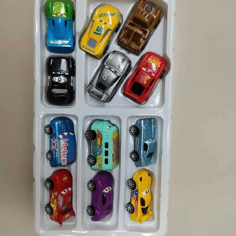 Disney Pixar Cars Back Force Lightning Mcqueen Jackson 6cm Storm Mater Model Car Accompanying Toys Kids Birthday Gifts Y240331