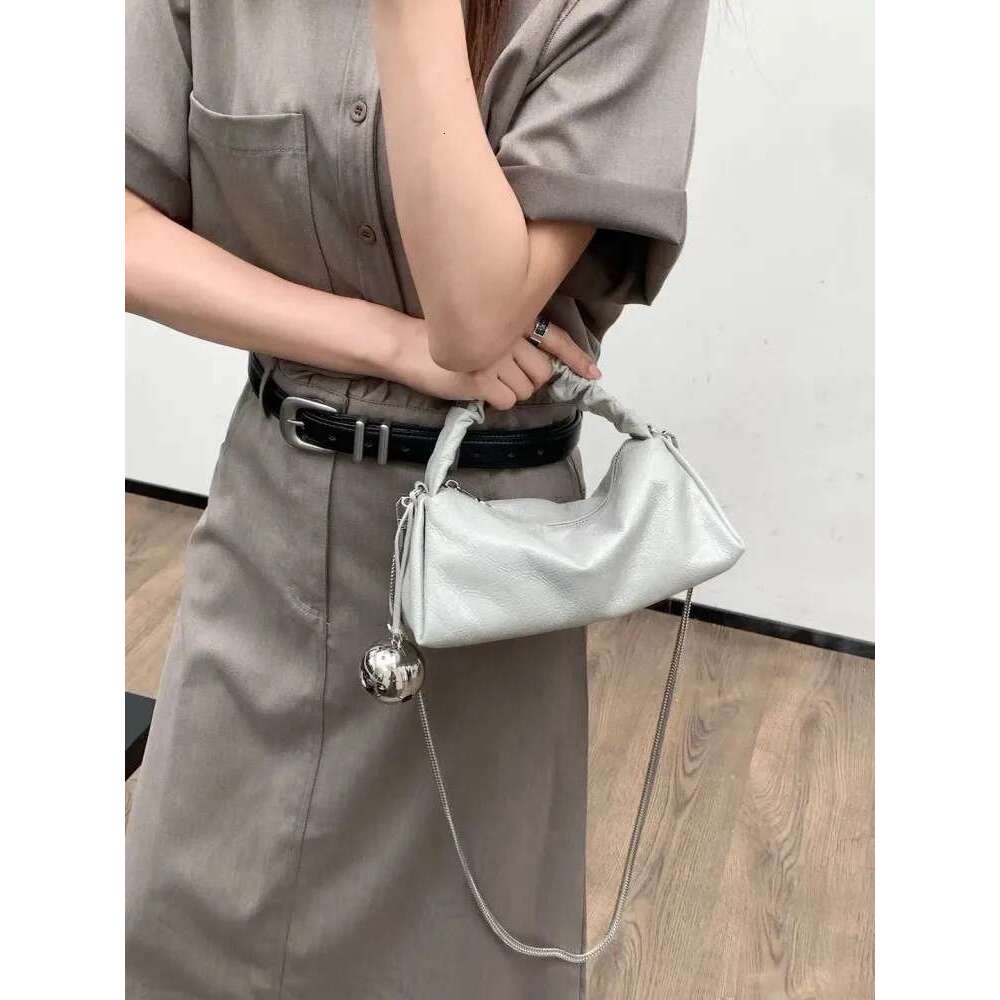 Women's Bags Women Design Genuine Leather Bag Fashion Zipper Casual Tote Handbag Chain Single Shoulder Summer New Ladies Crossbody Bags