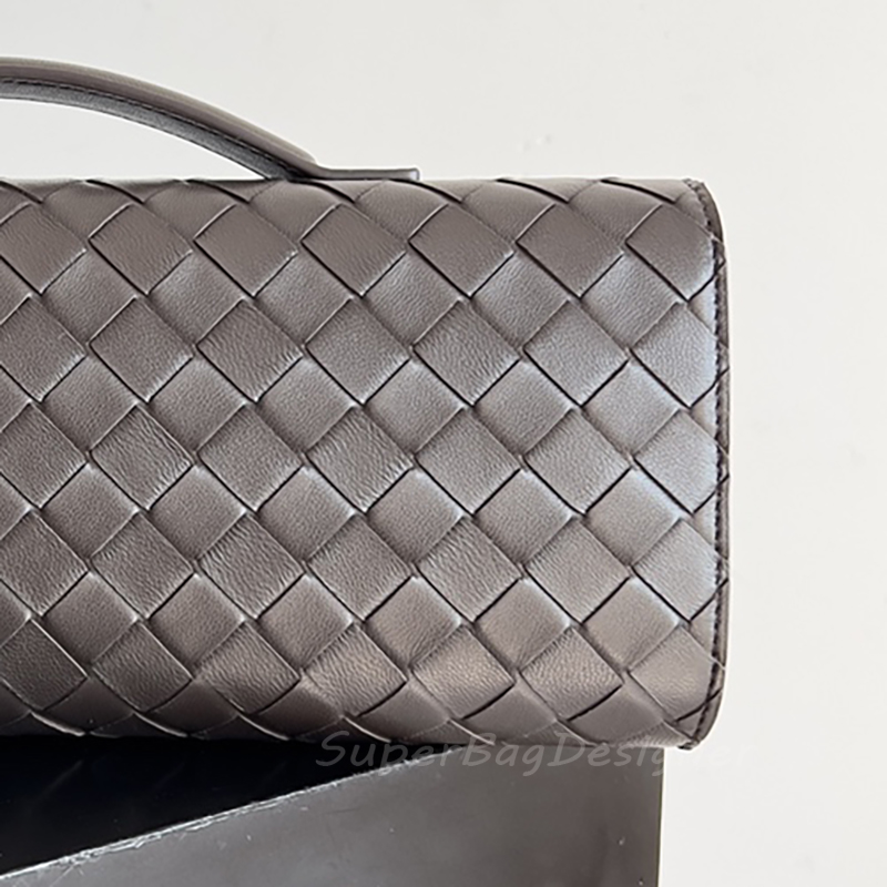 9A clutch evening bag crochet intreccio weave lambskin handbag genuine leather cross body women lady bag designer bag long style mirror quality
