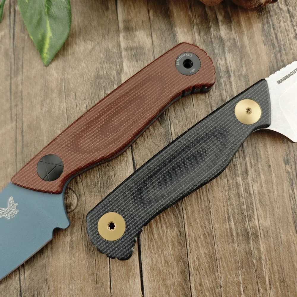 BM-203BT tactical straight blade outdoor multifunctional EDC blade fruit blade kitchen blade barbecue blade D2 blade Y250329