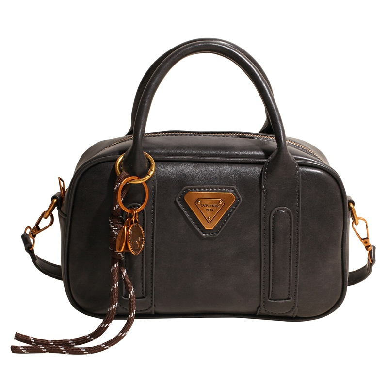 Designer Free Shipping 2025 New Fashionable Commuting Elegant Sand Zipper Bowling Single Shoulder Crossbody Bag For Womens Designer Bag Luxury Bag Tot