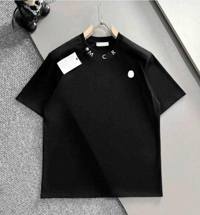 Designer Mens t shirt Womens Embroidered t -shirts Plus size luxury short sleeved black white summer brand polo shirt pure cotton tees fashion clothing