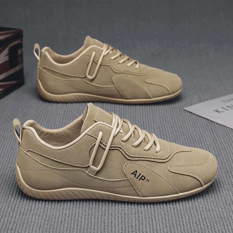 Designer Shoes 2025 Spring Sports Shoes Khaki Anti Slip Men's Lace Up Summer Walking Full Matching Outdoor Multifunctional Men's Casual Shoe