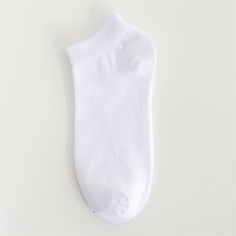 Combed cotton flat solid color socks for high-end people in hot summer areas have a certain anti-odor effect A pack of 10 pairs wholesalers