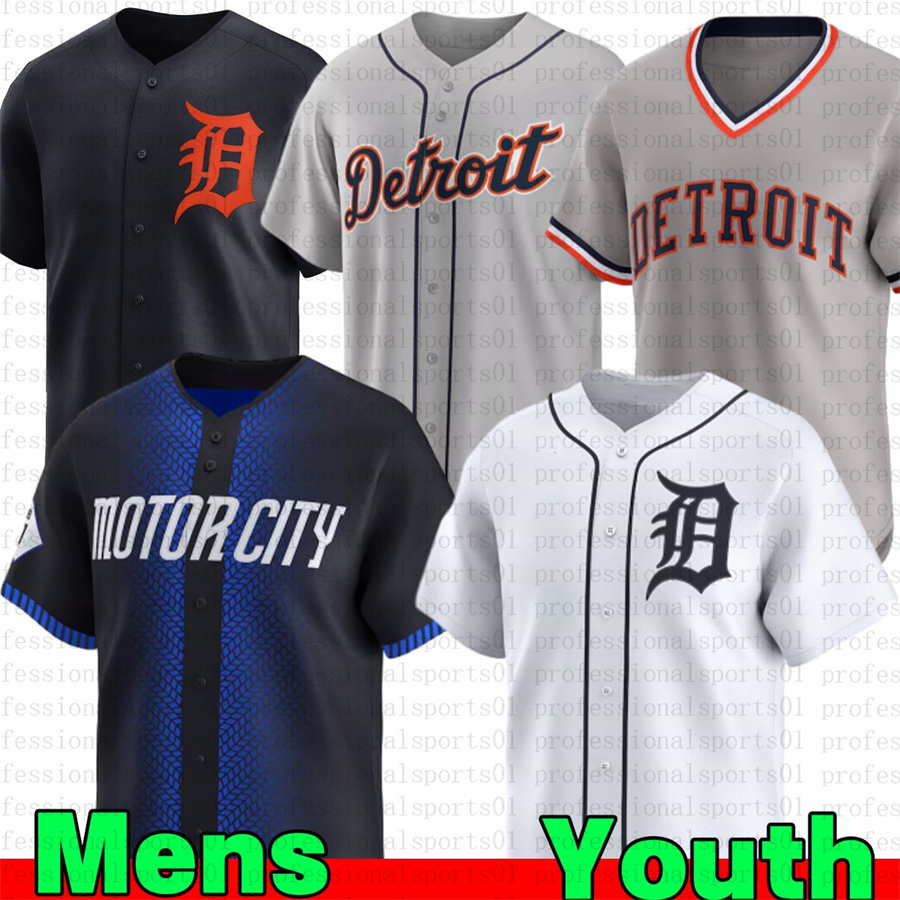 Detroitcity Baseball Jerseys #29 Tarik Skubal Jersey #31 Riley Greene Jersey Tigers jersey Javier Baez Torkelson Matt Vierling jersey