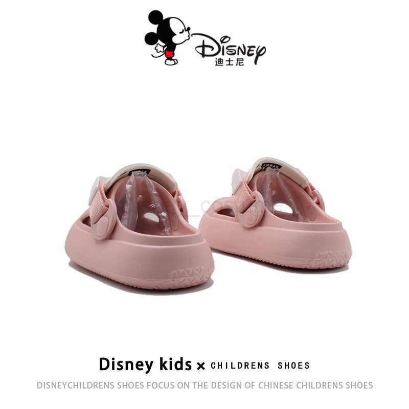 Disney Childrens Shoes Strawberry Bear Slippers 2024 Summer New Style Girls Cave Shoes Lightweight Soft Bottom Boys Beach Shoes X250317