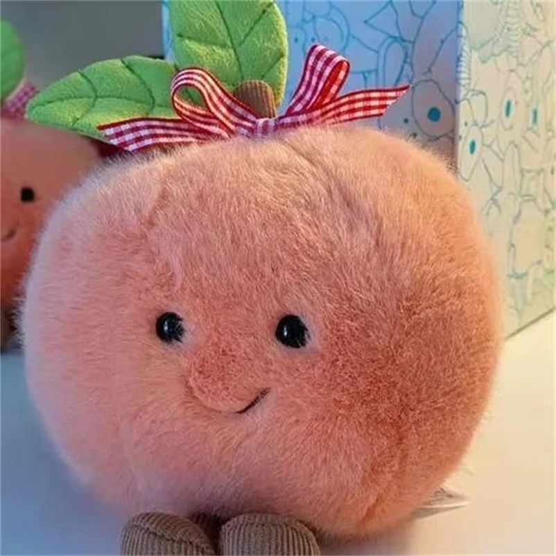 Fruits Peach With Kawaii Doll Smiling Face Fruit Figured Cosplay Cushion Sofa Decor Kids Birthday Gifts 250328 - view 4