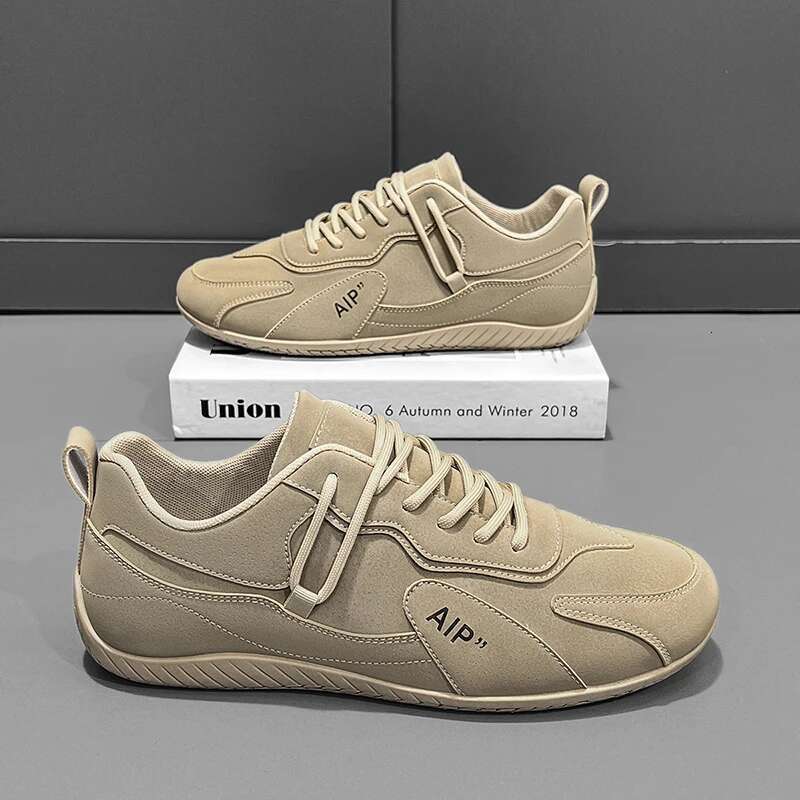 Designer Shoes 2025 Spring Sports Shoes Khaki Anti Slip Men's Lace Up Summer Walking Full Matching Outdoor Multifunctional Men's Casual Shoe
