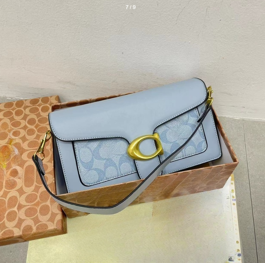 Designer Bag tabby bag Luxury Tote Girls brooklynn bag Fashion bag Womens Top Quality Solid Color C Bag with Chain Fashion Bag Real Pickup Buckle Macaron sm 638