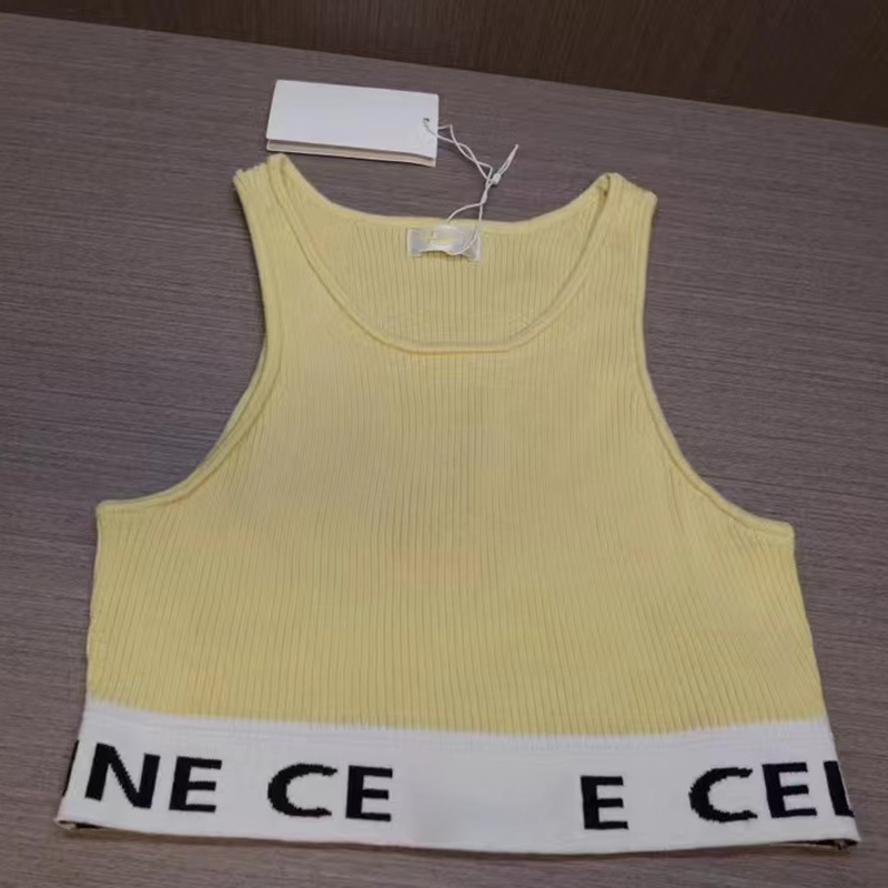 Fashion design womens tank top tops short t shirt sports vest sexy hip hop strapless solid stripe printed wide shoulder