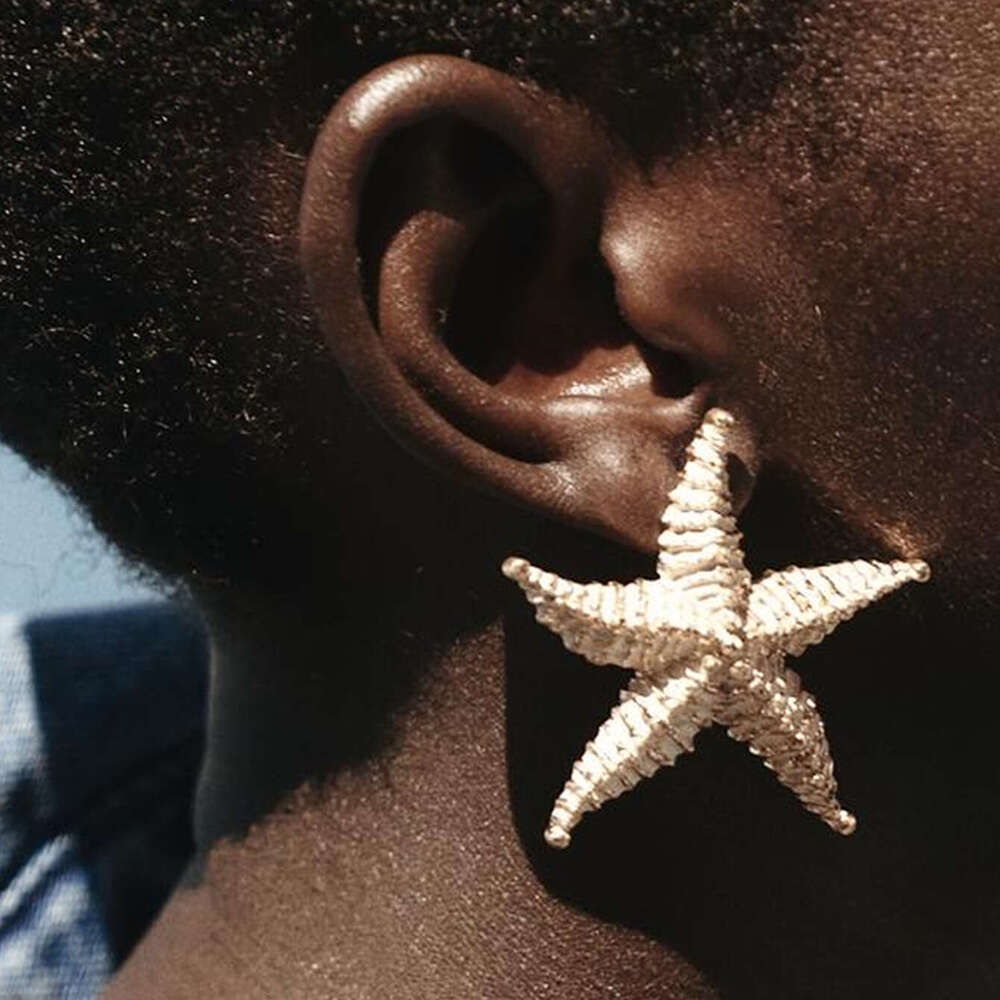 Light Luxury Exquisite Textured Alloy Starfish Earrings - Summer Ocean Vacation Style for Women