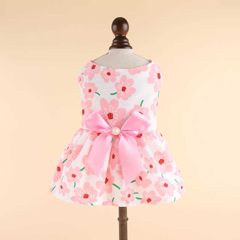 Cute Princess Dog Tutu Dress with Amazing Heart Print - Charming and Adorable Spring Clothing Y240106