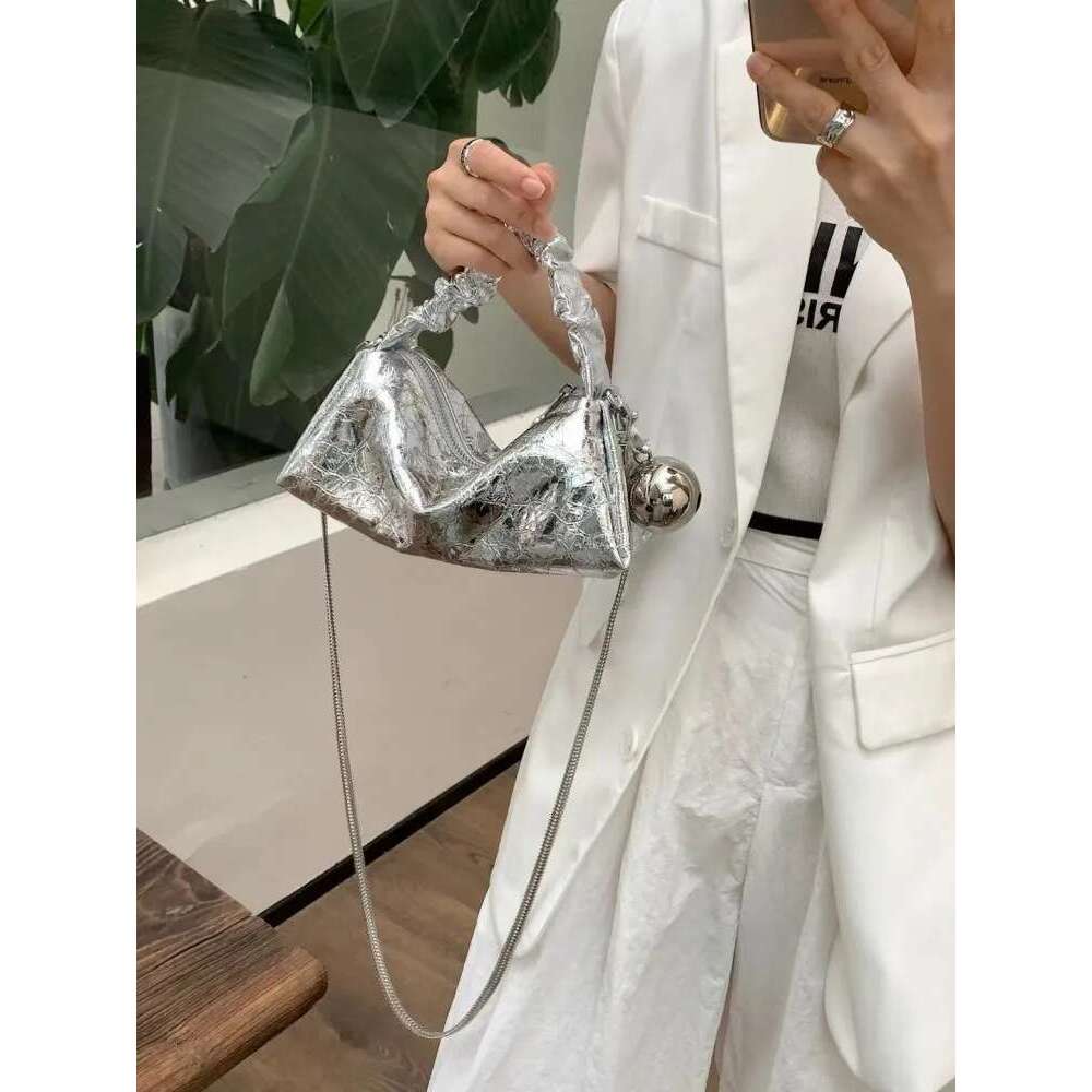 Women's Bags Women Design Genuine Leather Bag Fashion Zipper Casual Tote Handbag Chain Single Shoulder Summer New Ladies Crossbody Bags