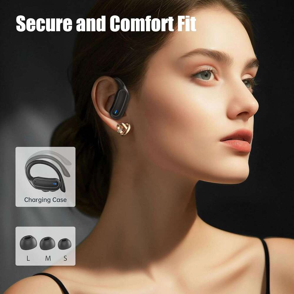 TRAUSI Earbuds, Bluetooth 5.4 Headphones, True Wireless Stereo Earphones with IPX7 Waterproof, Noise Cancelg Mic, Fast Charging and Comfort Fit Ear Bu