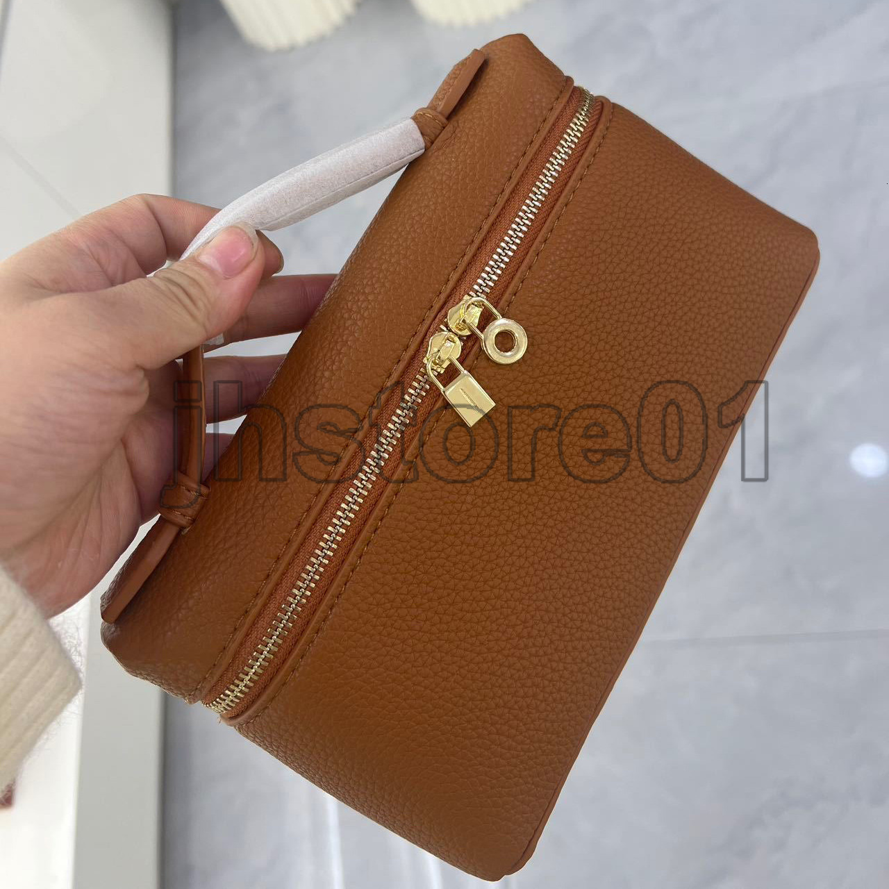 Evening Bag Womens Shoulder Dumplings Bag Designer Lunch Box Cowhide Tag Pouch L19 Leather Double Zipper Oblique Makeup Tote Ostrich Print Lorolies Pianoly Bag