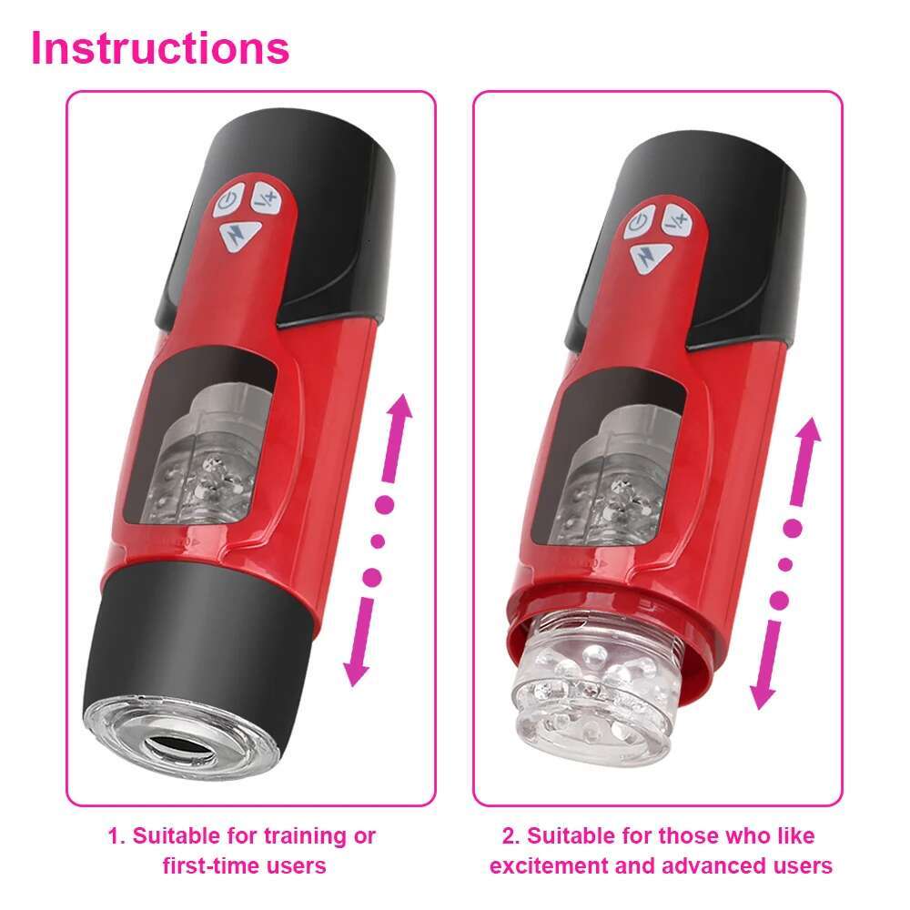 Automatic Stretching Male Masturbator Vibrators Vaginal For Men Real Pussy Glans Sucker hine Erotic Sex Toys Adults Products