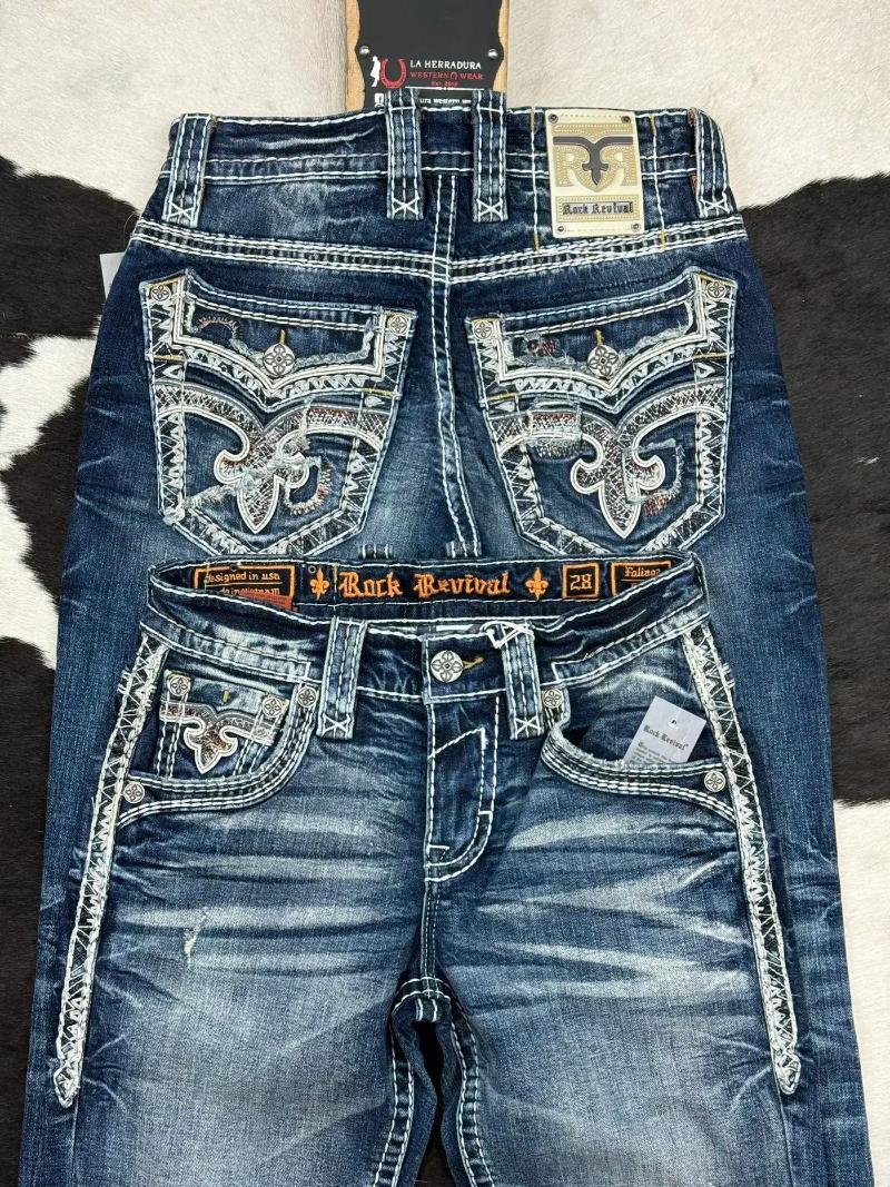 Men's Jeans Mens Embroidery Trending Seller Slim Straight Denim Vintage Streetwear Stretch Comfort Multiple Sizes Ripped