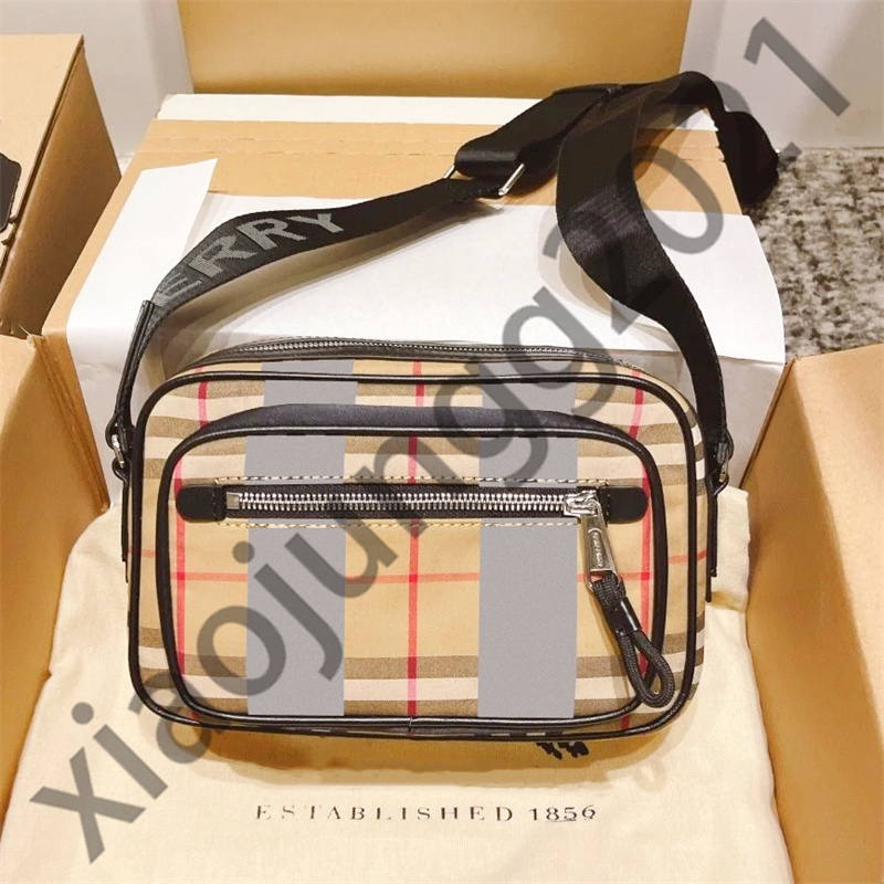 Luxury Womens handbag purses check Stripes Retro Classic Nylon Designer bag Camera Tote mens Canvas Crossbody bag satchel Clutch Shoulder pochette travel bag