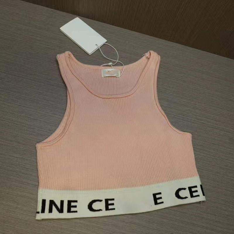 Fashion design womens tank top tops short t shirt sports vest sexy hip hop strapless solid stripe printed wide shoulder